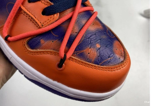 Perple CT0856-801 O-W Dunk SB White Nike  x Orange Low 0325